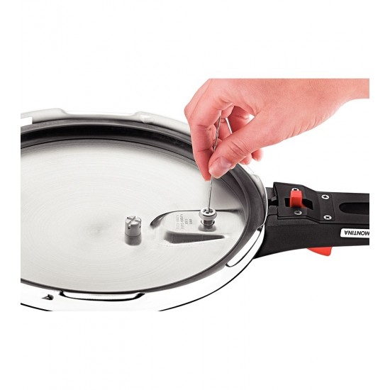 Panela 4,5 Litros 22cm De Pressão Solar De Aço Inox Tramontina Fundo Triplo